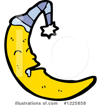 Crescent Moon Clipart #1225658 by lineartestpilot