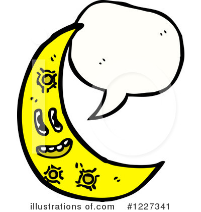 Royalty-Free (RF) Moon Clipart Illustration by lineartestpilot - Stock Sample #1227341