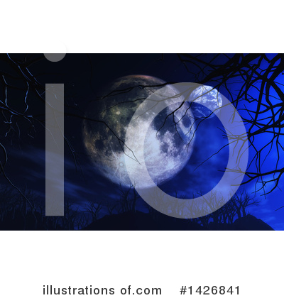 Royalty-Free (RF) Moon Clipart Illustration by KJ Pargeter - Stock Sample #1426841