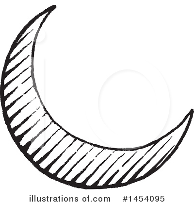 Royalty-Free (RF) Moon Clipart Illustration by cidepix - Stock Sample #1454095
