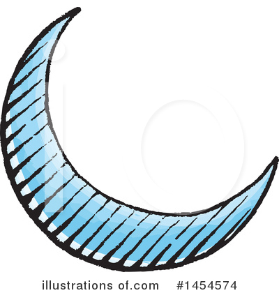 Royalty-Free (RF) Moon Clipart Illustration by cidepix - Stock Sample #1454574