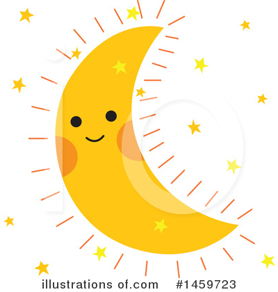 Royalty-Free (RF) Moon Clipart Illustration by Cherie Reve - Stock Sample #1459723