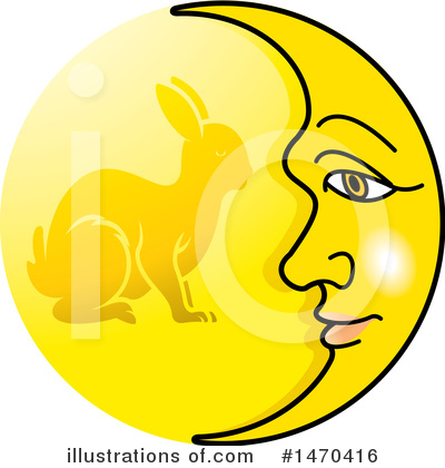 Royalty-Free (RF) Moon Clipart Illustration by Lal Perera - Stock Sample #1470416