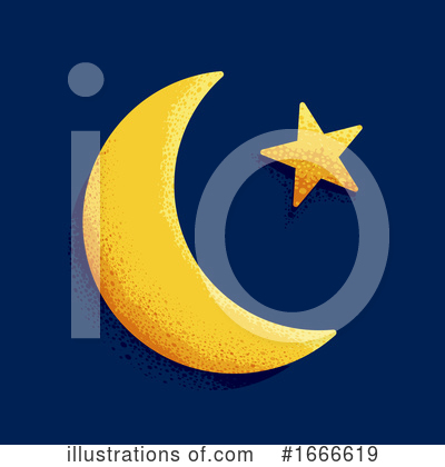 Royalty-Free (RF) Moon Clipart Illustration by BNP Design Studio - Stock Sample #1666619