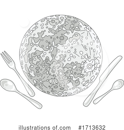 Royalty-Free (RF) Moon Clipart Illustration by Alex Bannykh - Stock Sample #1713632