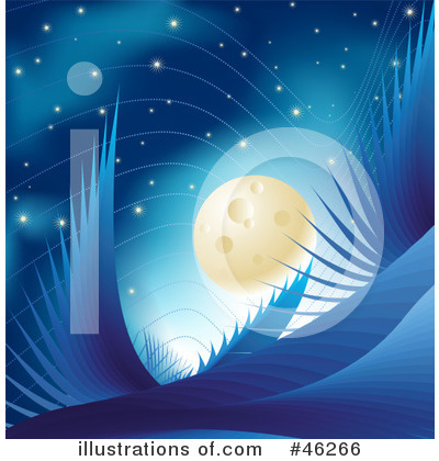 Royalty-Free (RF) Moon Clipart Illustration by Tonis Pan - Stock Sample #46266
