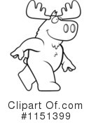 Moose Clipart #1151399 by Cory Thoman