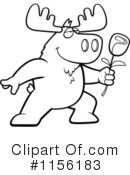 Moose Clipart #1156183 by Cory Thoman