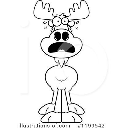Royalty-Free (RF) Moose Clipart Illustration by Cory Thoman - Stock Sample #1199542