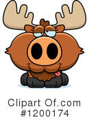 Moose Clipart #1200174 by Cory Thoman