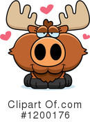 Moose Clipart #1200176 by Cory Thoman