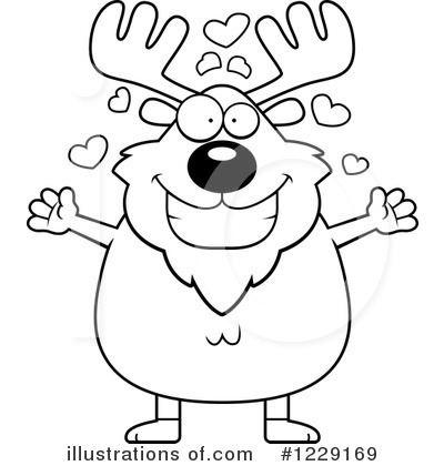 Royalty-Free (RF) Moose Clipart Illustration by Cory Thoman - Stock Sample #1229169