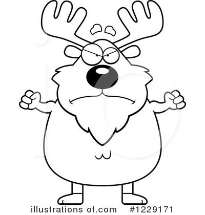 Royalty-Free (RF) Moose Clipart Illustration by Cory Thoman - Stock Sample #1229171