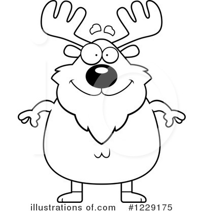 Royalty-Free (RF) Moose Clipart Illustration by Cory Thoman - Stock Sample #1229175