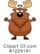Moose Clipart #1229181 by Cory Thoman