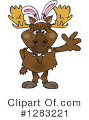 Moose Clipart #1283221 by Dennis Holmes Designs