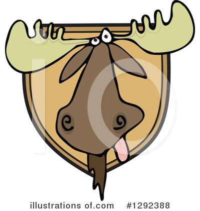 Royalty-Free (RF) Moose Clipart Illustration by djart - Stock Sample #1292388