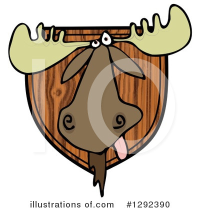 Royalty-Free (RF) Moose Clipart Illustration by djart - Stock Sample #1292390