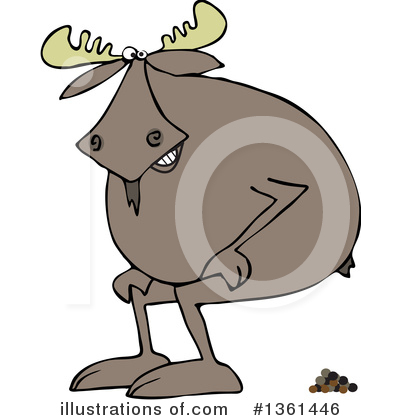 Moose Clipart #1361446 by djart