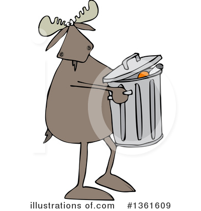 Moose Clipart #1361609 by djart