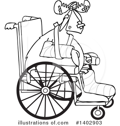 Wheelchair Clipart #1402903 by djart