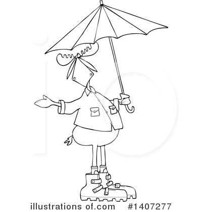 Umbrella Clipart #1407277 by djart