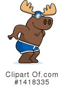 Moose Clipart #1418335 by Cory Thoman