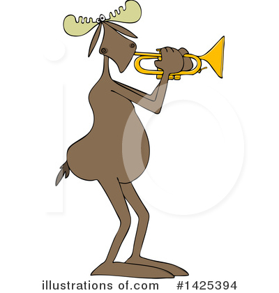 Trumpet Clipart #1425394 by djart
