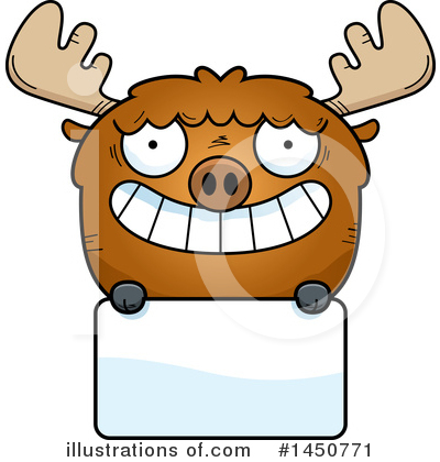 Royalty-Free (RF) Moose Clipart Illustration by Cory Thoman - Stock Sample #1450771