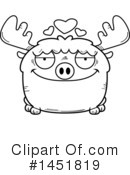 Moose Clipart #1451819 by Cory Thoman