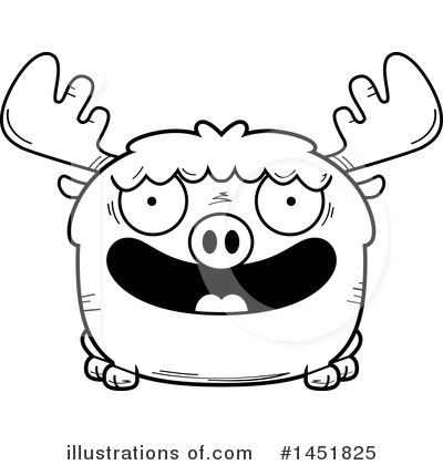 Royalty-Free (RF) Moose Clipart Illustration by Cory Thoman - Stock Sample #1451825