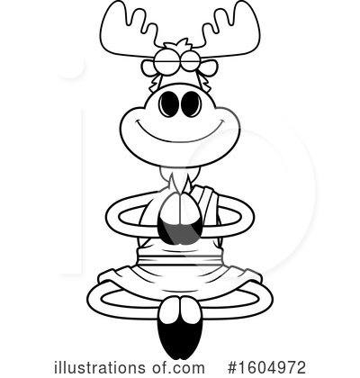 Royalty-Free (RF) Moose Clipart Illustration by Cory Thoman - Stock Sample #1604972
