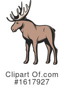 Moose Clipart #1617927 by Vector Tradition SM