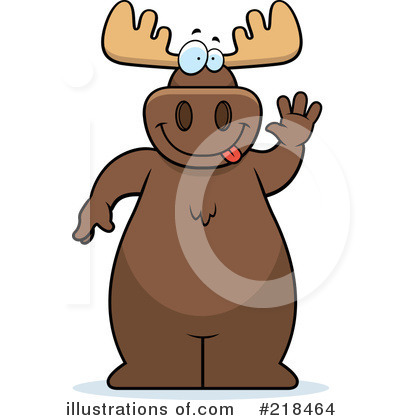 Moose Clipart #218464 by Cory Thoman