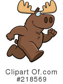 Moose Clipart #218569 by Cory Thoman