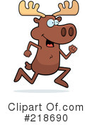 Moose Clipart #218690 by Cory Thoman