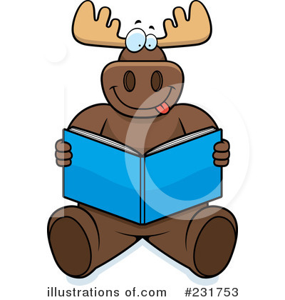 Royalty-Free (RF) Moose Clipart Illustration by Cory Thoman - Stock Sample #231753