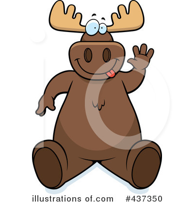 Royalty-Free (RF) Moose Clipart Illustration by Cory Thoman - Stock Sample #437350
