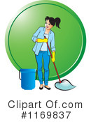 Mopping Clipart #1169837 by Lal Perera