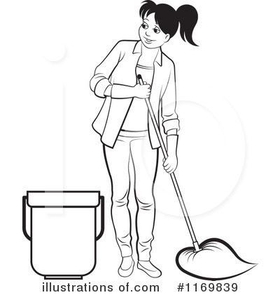 Janitorial Clipart #1169839 by Lal Perera
