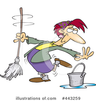 Mopping Clipart #443259 by toonaday