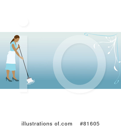 Royalty-Free (RF) Mopping Clipart Illustration by Pams Clipart - Stock Sample #81605
