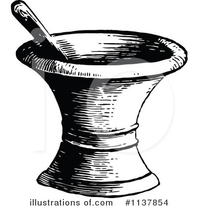 Mortar And Pestle Clipart #1137854 by Prawny Vintage