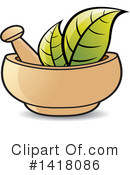 Mortar And Pestle Clipart #1418086 by Lal Perera