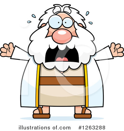 Royalty-Free (RF) Moses Clipart Illustration by Cory Thoman - Stock Sample #1263288