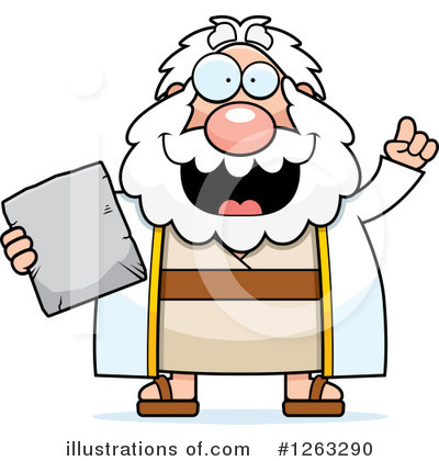 Royalty-Free (RF) Moses Clipart Illustration by Cory Thoman - Stock Sample #1263290
