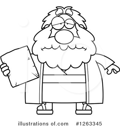 Royalty-Free (RF) Moses Clipart Illustration by Cory Thoman - Stock Sample #1263345