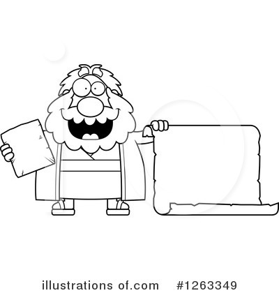 Royalty-Free (RF) Moses Clipart Illustration by Cory Thoman - Stock Sample #1263349