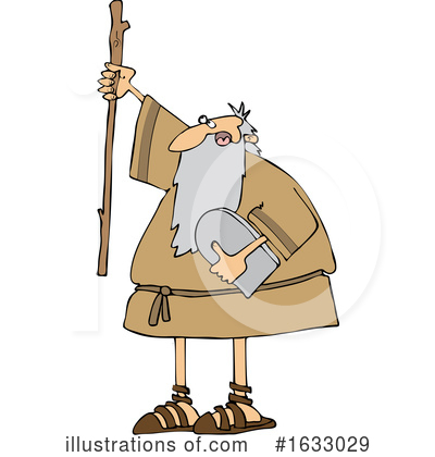 Royalty-Free (RF) Moses Clipart Illustration by djart - Stock Sample #1633029