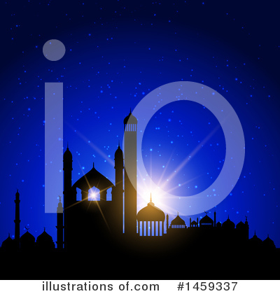 Royalty-Free (RF) Mosque Clipart Illustration by KJ Pargeter - Stock Sample #1459337